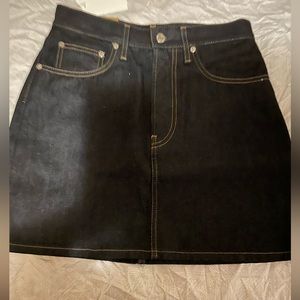 Helmut Lang Jean Skirt